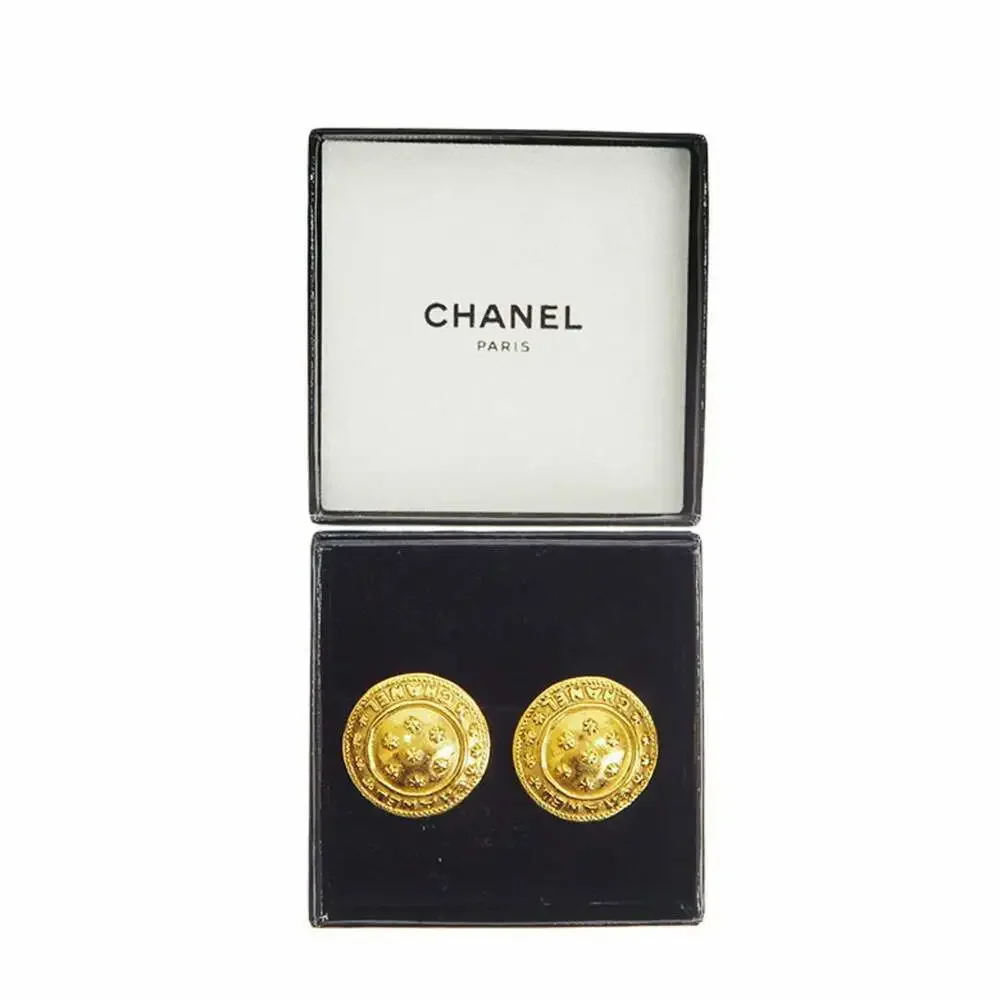 CHANEL Gold Earrings